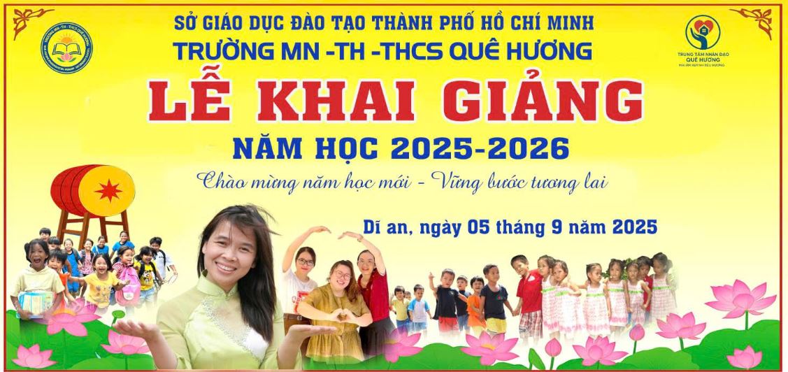 Tri ân Mẹ Huỳnh Tiểu Hương và Quý Ân Nhân nhân Ngày Khai Giảng Năm học mới
