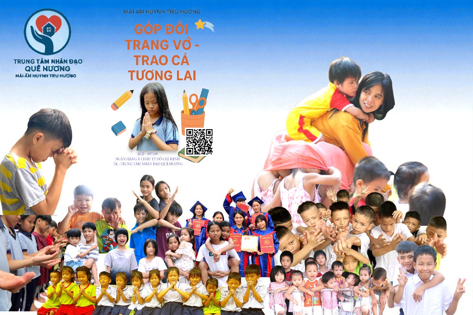 Mái ấm Huỳnh Tiểu Hương Kêu gọi giúp trẻ cô nhi năm học mới 