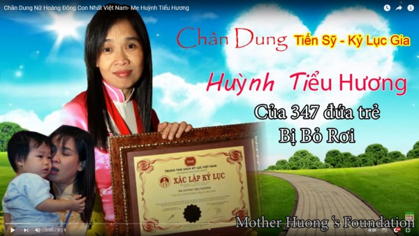 Tiến sỹ Kỷ Lục Gia Huỳnh Tiểu Hương- Người mẹ 346 con